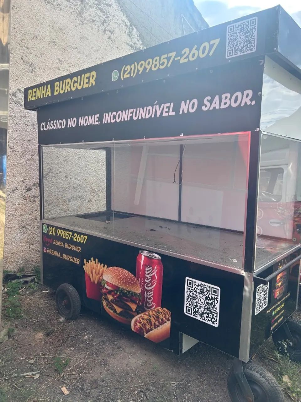 Vendo carrinho de lanche 2,4x1,0 - Foto 2