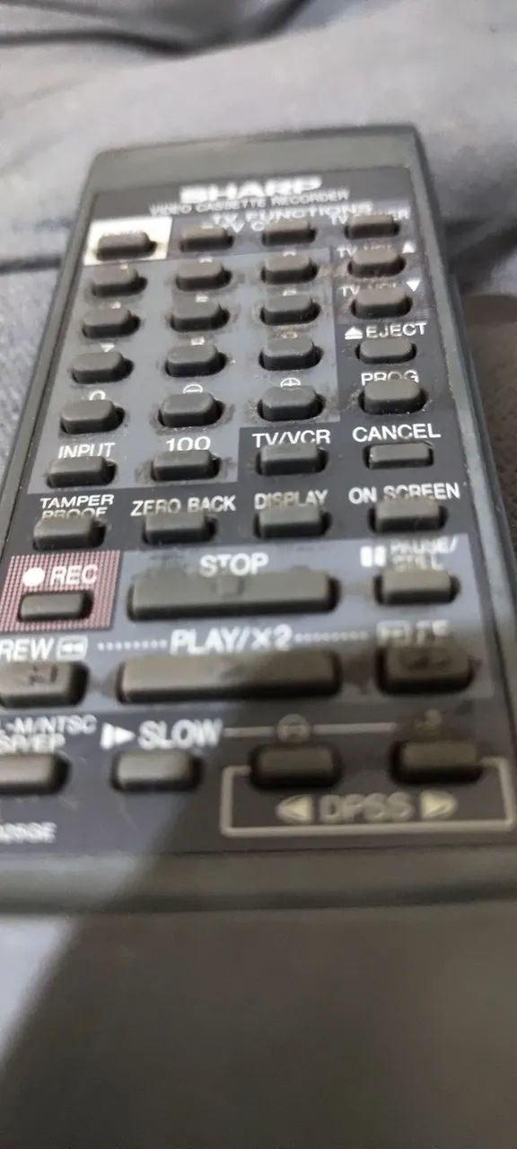 Controle Remoto Sharp Vídeo Cassete G1025GE