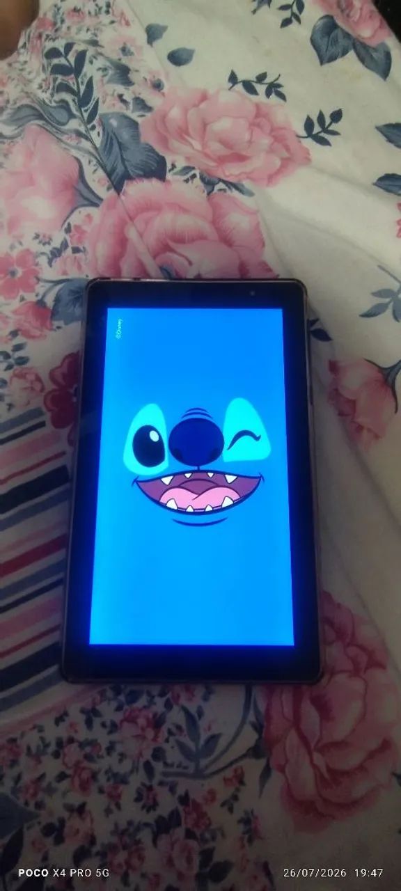 Tablet do Stitch troca