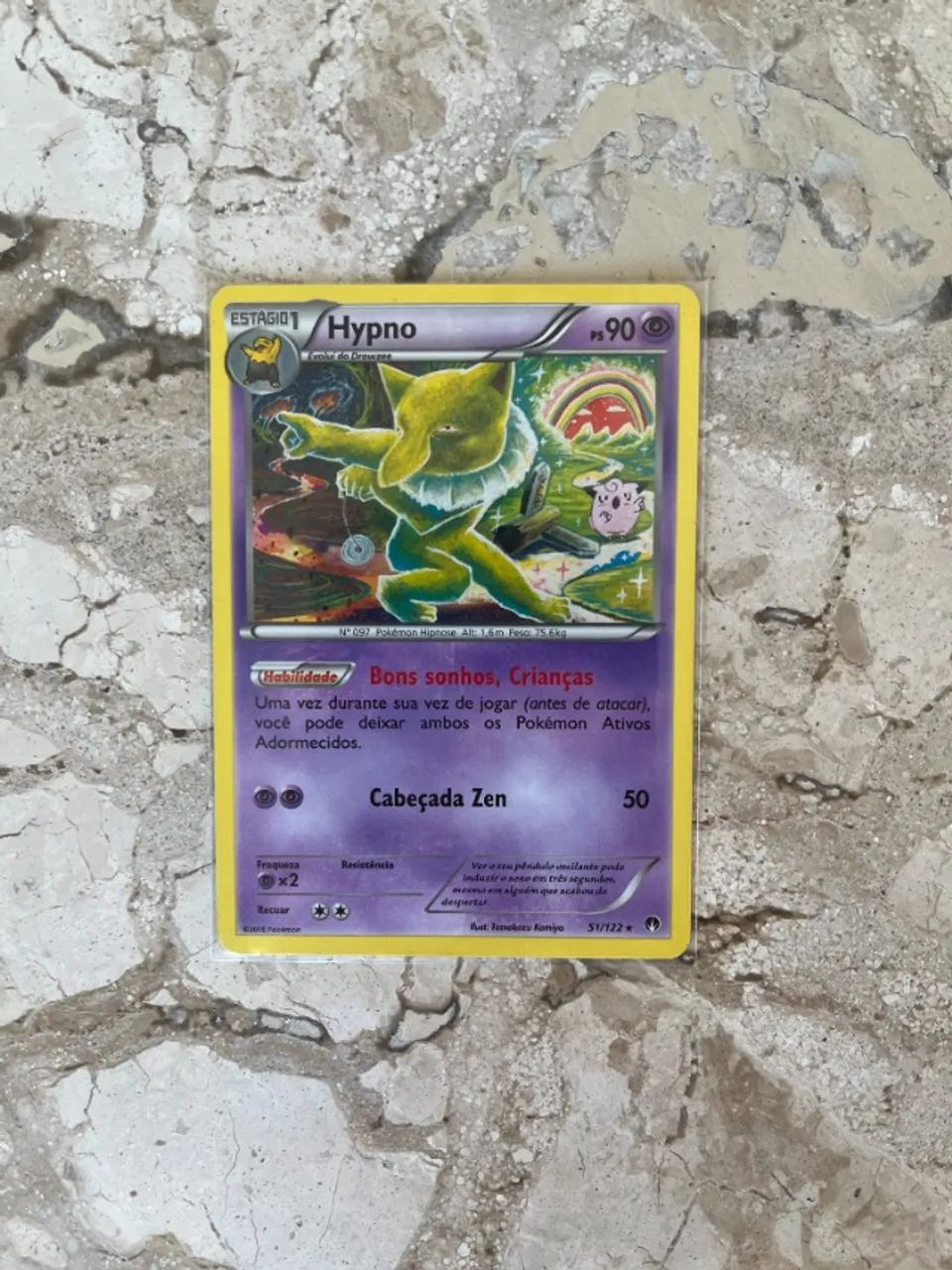 Hypno (51/122) Carta Pokemon TCG