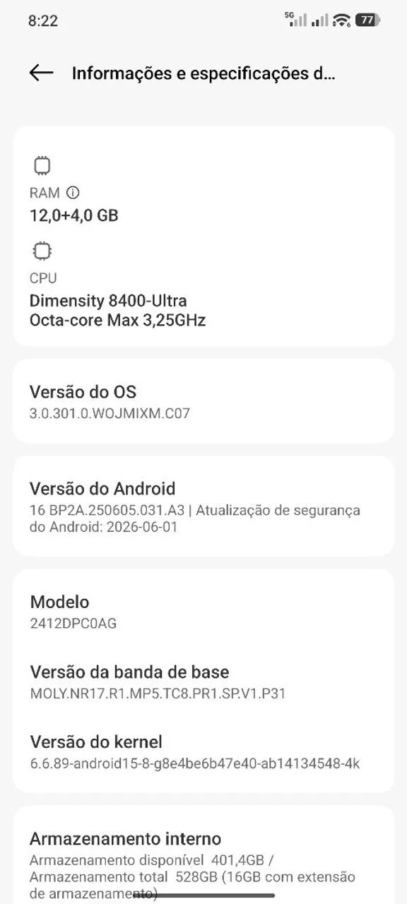 X7 pro 12 ram 512 GB para sair logo/zerado  - Foto 4