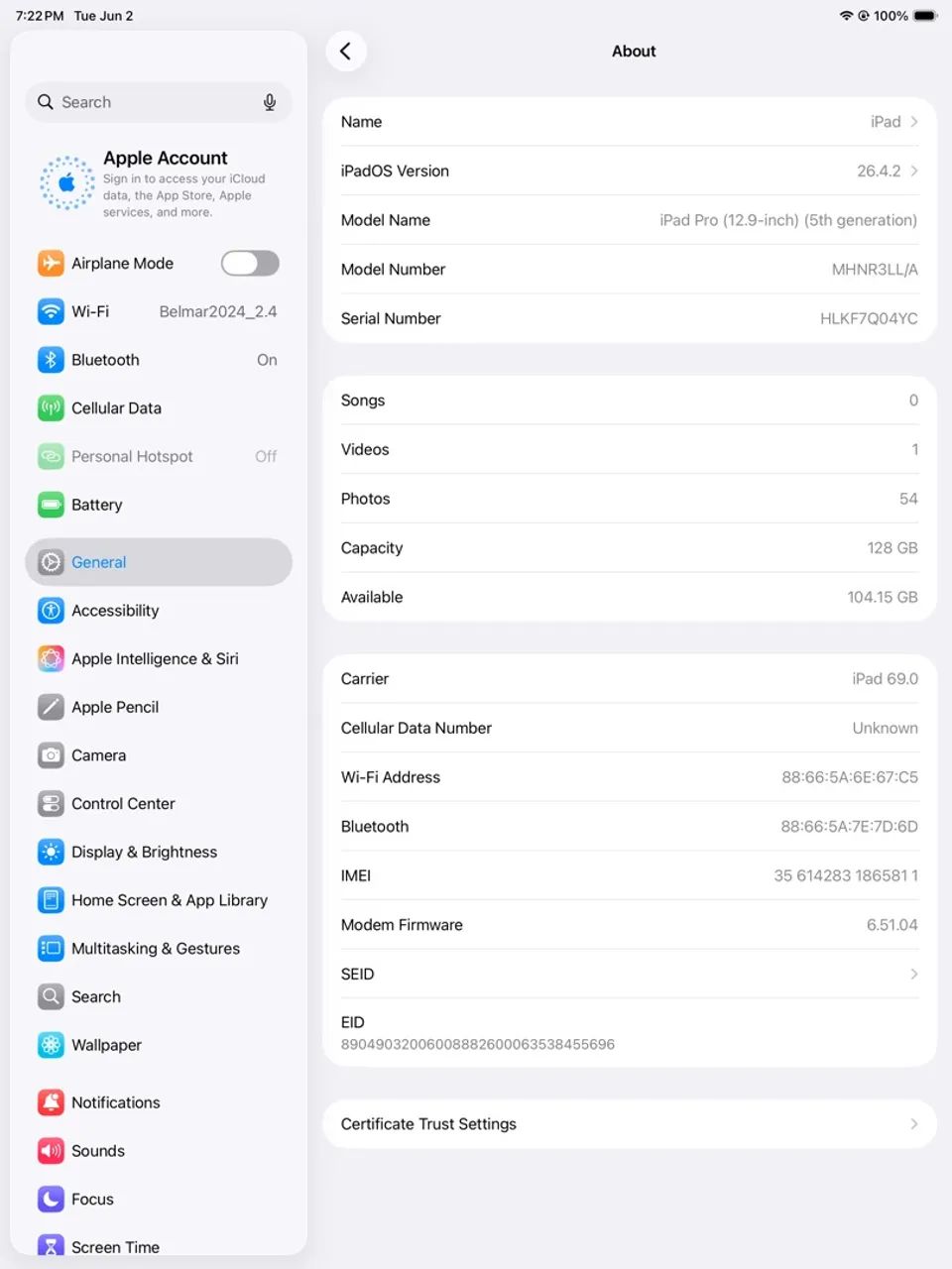 IPAD PRO 12,9? 5° GERAÇÃO 128GB - Foto 3