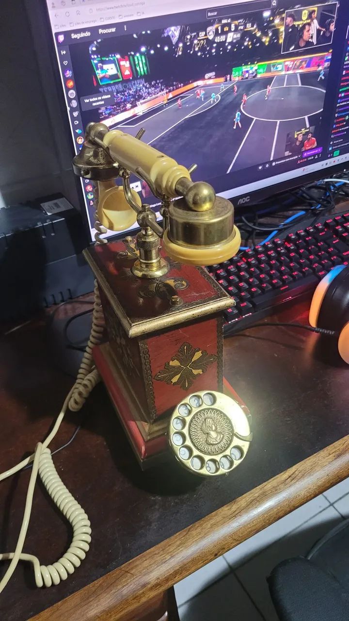 Telefone antigo vintage  - Foto 3