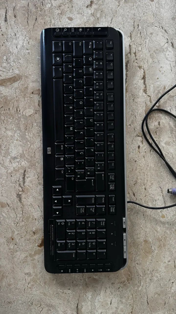 Teclado HP Multimídia com Fio PS/2 | Usado, Funcional - Foto 2