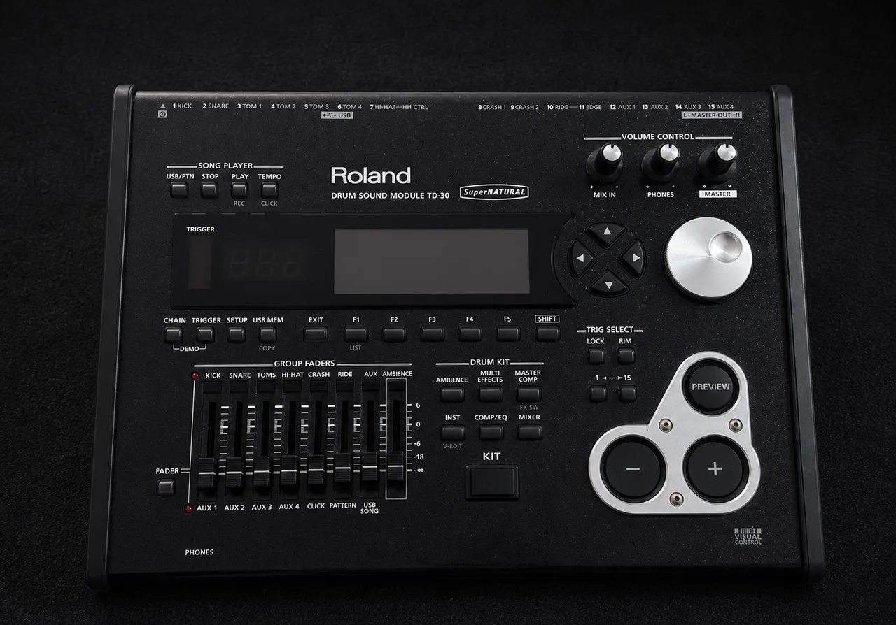 Roland PD-105X スネア タム ② Pad Roland pd-105 dualzone - Instrumentos musicais - Xaxim