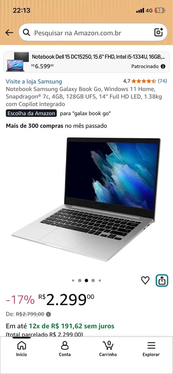 Notebook Samsung  - Foto 4