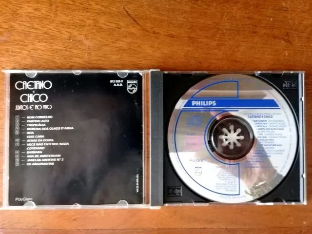 CD Caetano & Chico - Juntos e ao Vivo - Foto 3