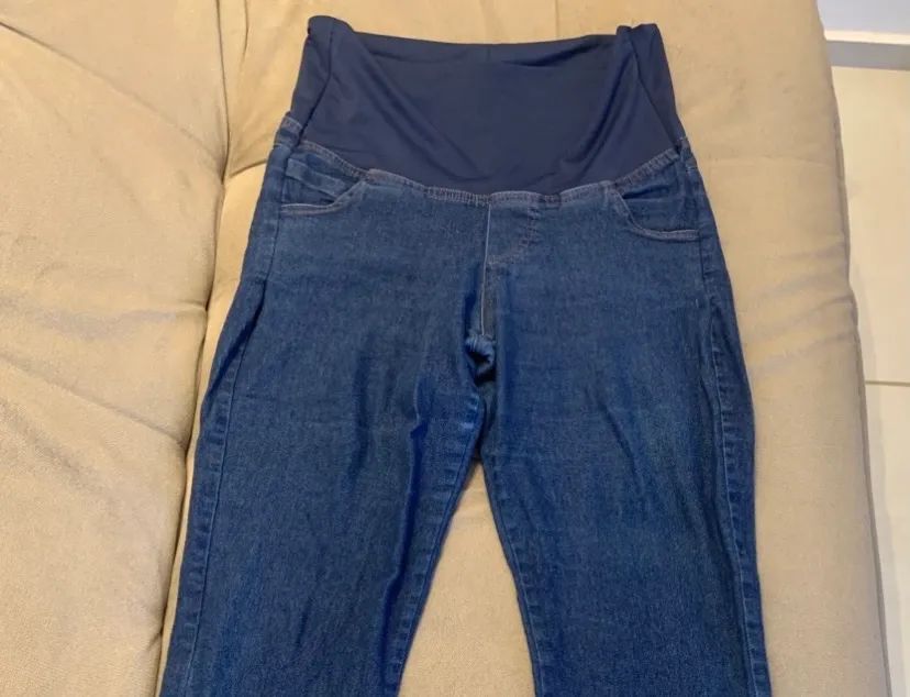 Calça jeans gestante 