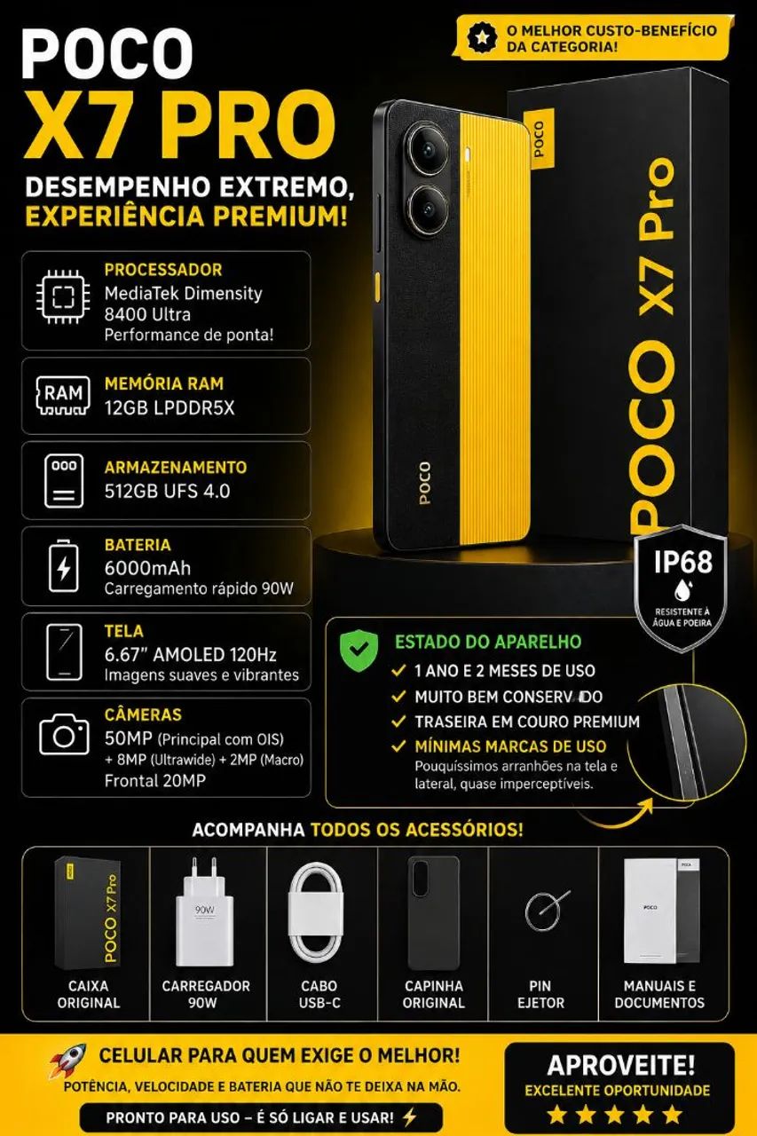 Poco X7 Pro - Premium Edition - Foto 3