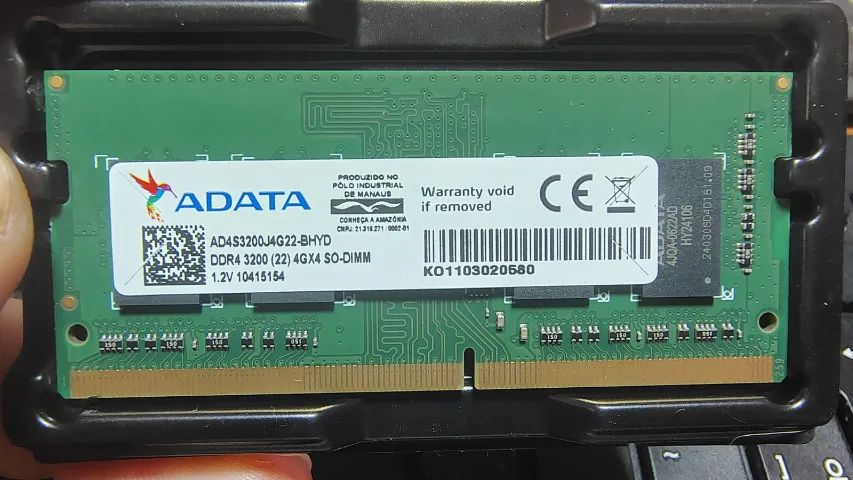 Memória RAM Adata 4gb DDR4 3200mhz