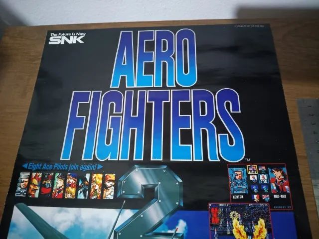 Material de divulgação original Aerofighters 2 (1994) - Foto 4