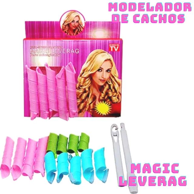 Enrolador Modelador de Cachos Magic Leverag Bob Fácil _  BE23   - Foto 2