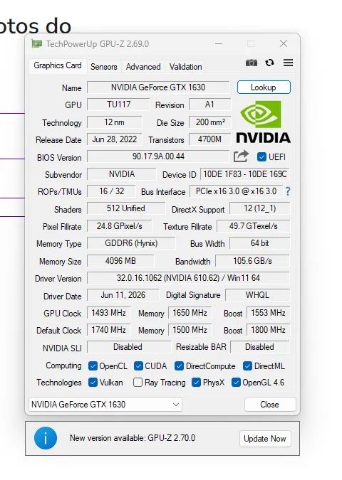 GTX 1630 4GB