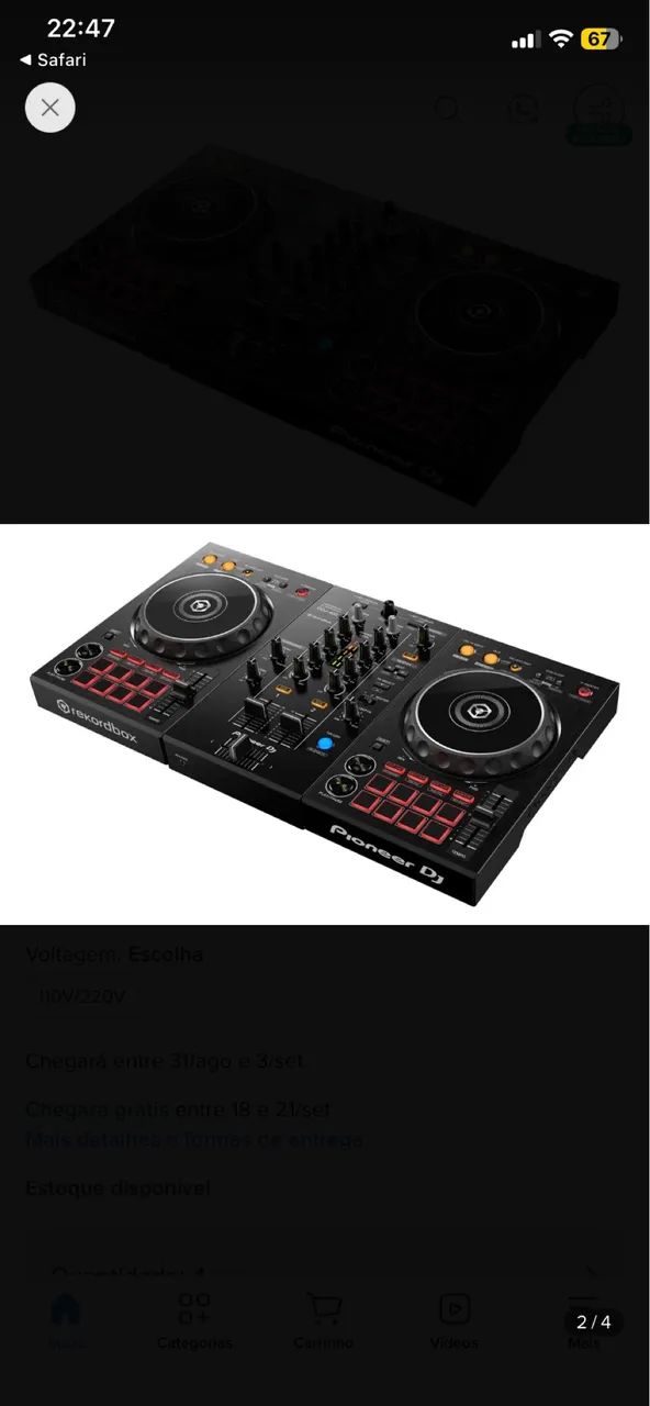 Controladora para dj ddj 400 - Foto 2