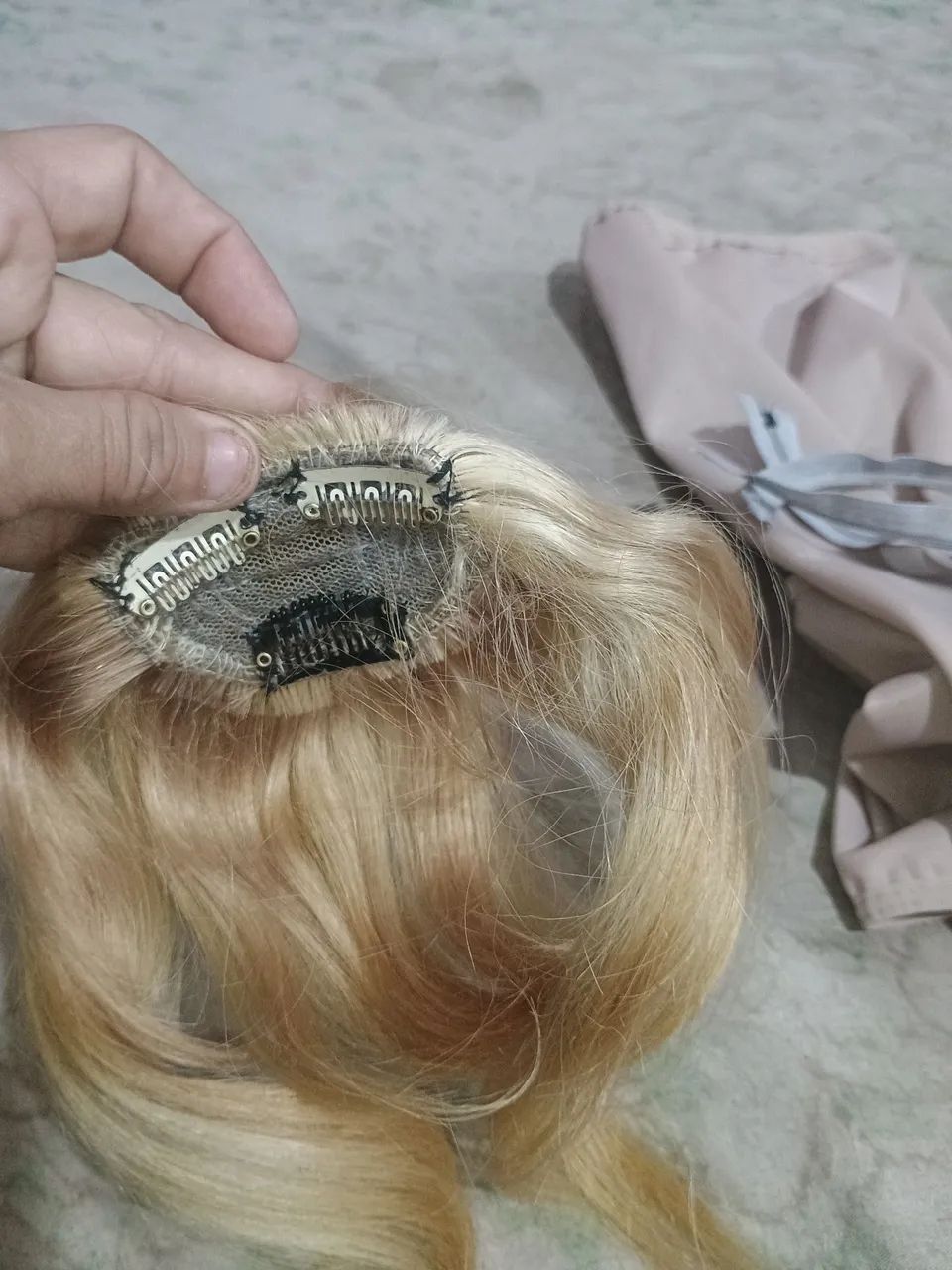 Franja loira dourada  tic tac - Foto 4
