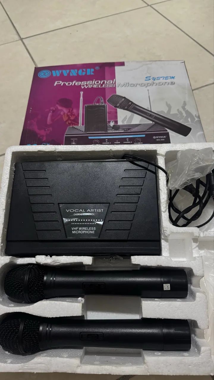 Microfone vocal artístico wg 006 - Foto 5
