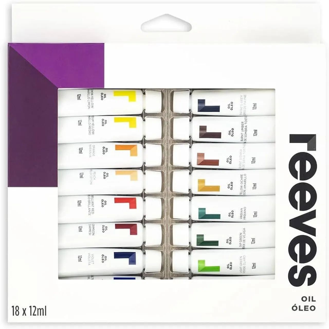 Tintas Reeves 18 pc