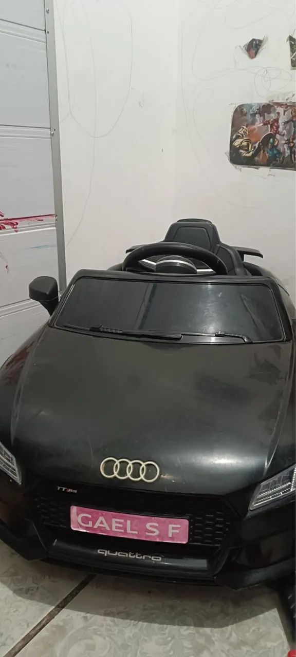 Carrinho Elétrico Preto Audi TT - Foto 3