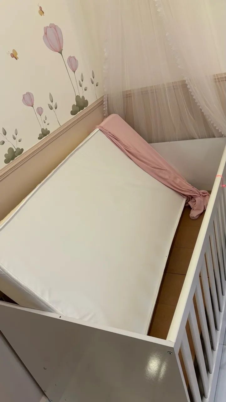 Berço mini cama com colchão  - Foto 5