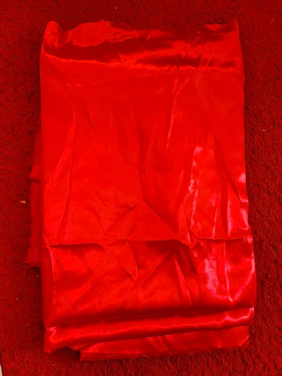 Cetim vermelho 1 metros  - Foto 2