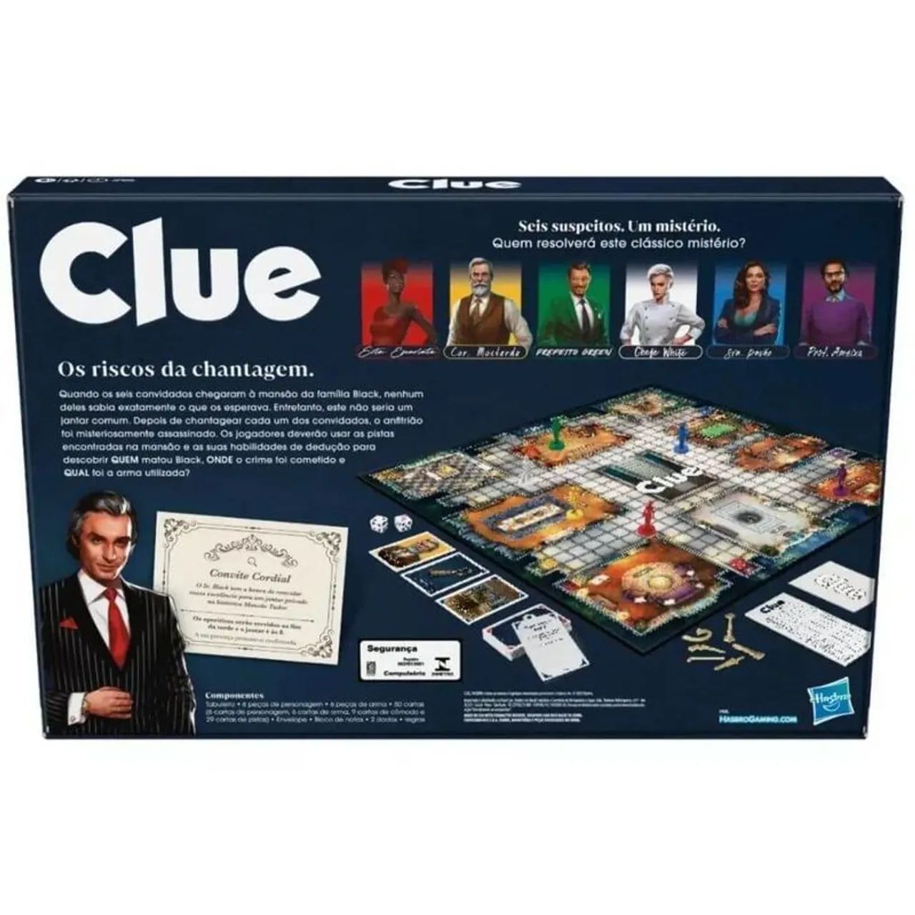 Vendo jogo de tabuleiro Clue usado 2 vezes - Foto 4