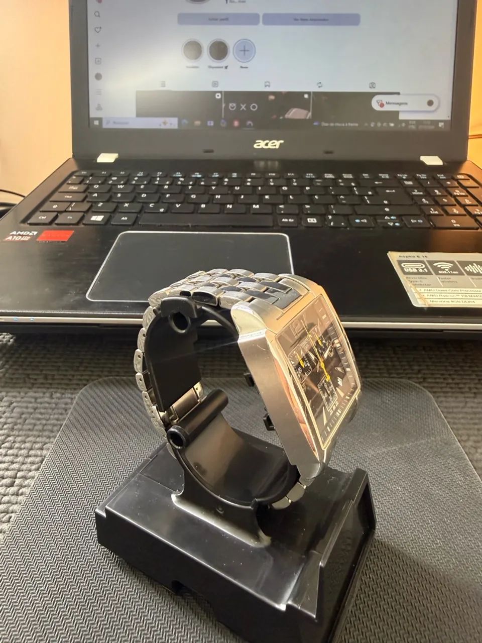 Tissot T-TOUCH SQUARE CHRONOGRAPH - Foto 3