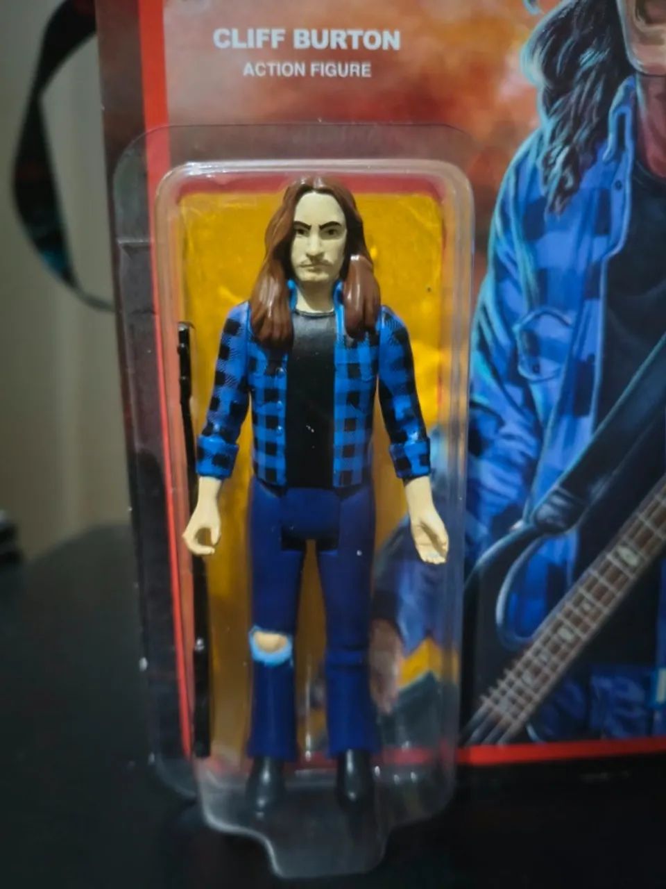 Super7 Cliff Burton (Flannel) ReAction 3.75 polegadas Action Figure - Foto 5