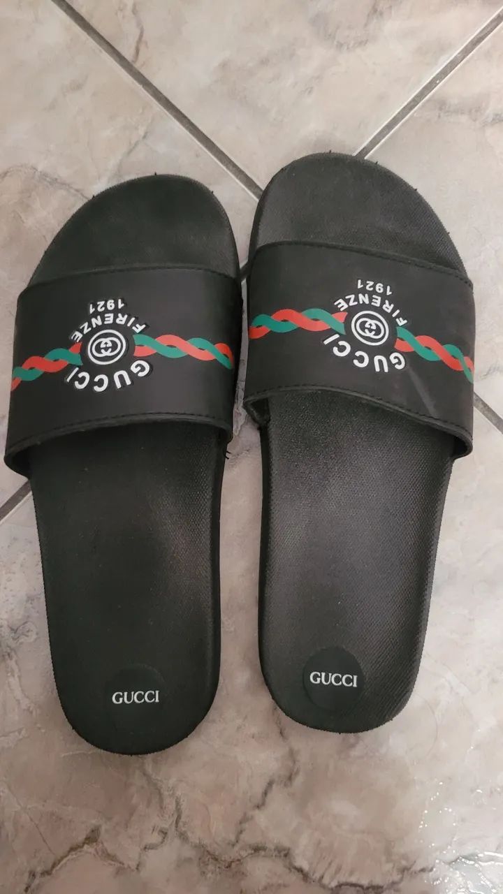 Chinelo nuvem novo Gucci