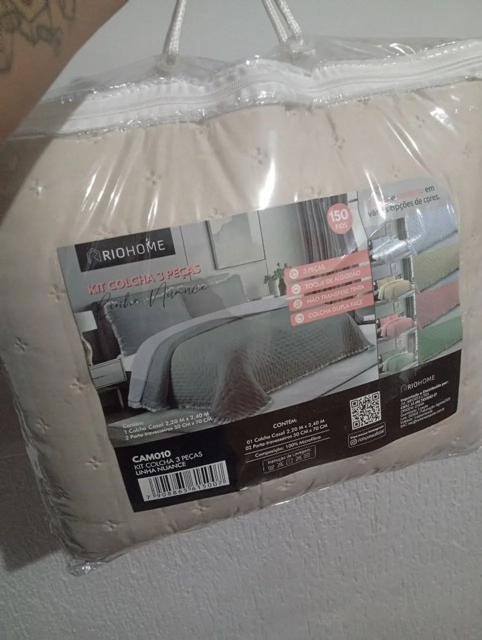 Kit colcha de cama casal