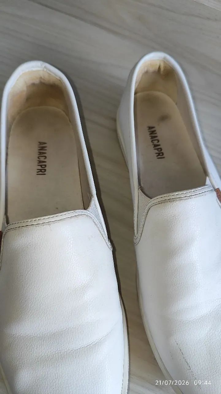 Tênis Slip On Branco - Foto 5