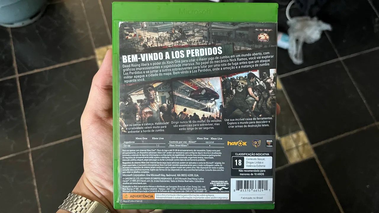 Jogo Xbox One Dead Rising 3 em otimo estado - Foto 2