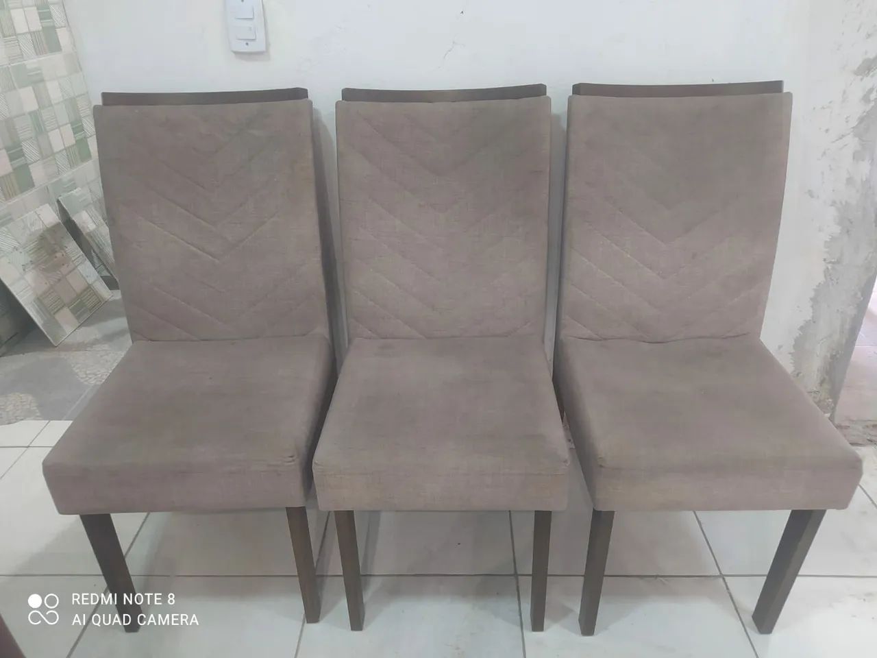  6 Cadeiras pra mesa almofadas  - Foto 2