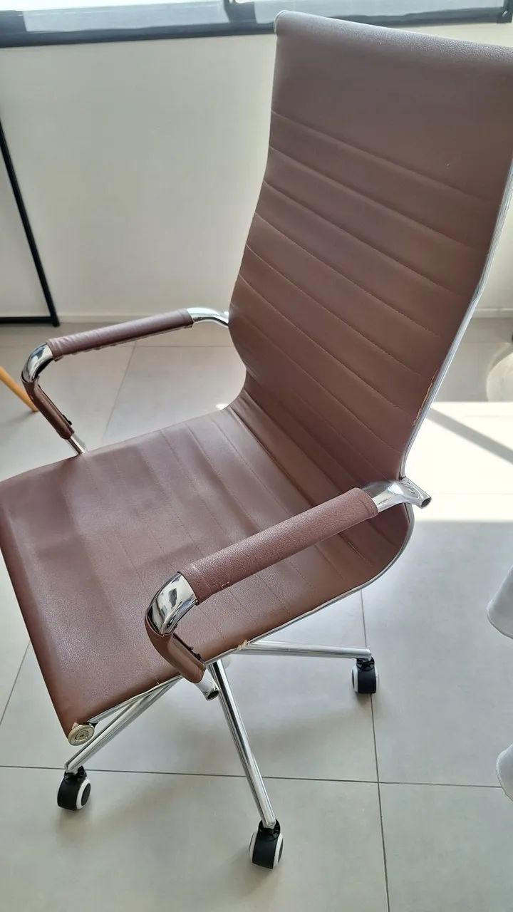 Cadeira de escritório caramelo - Foto 3