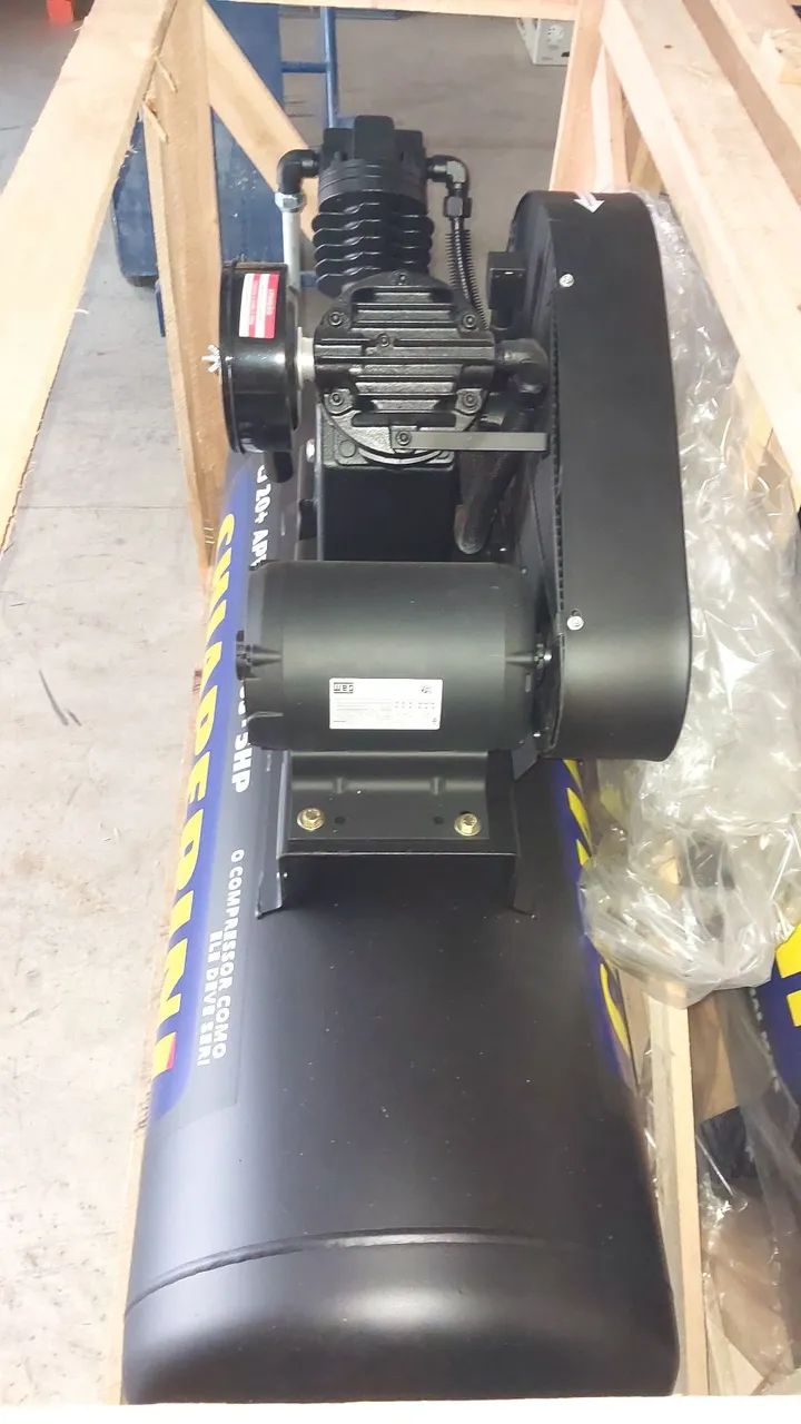 Compressor Chiaperini 250L 175Lbs 5cv Trifásico (Novo) - Foto 5