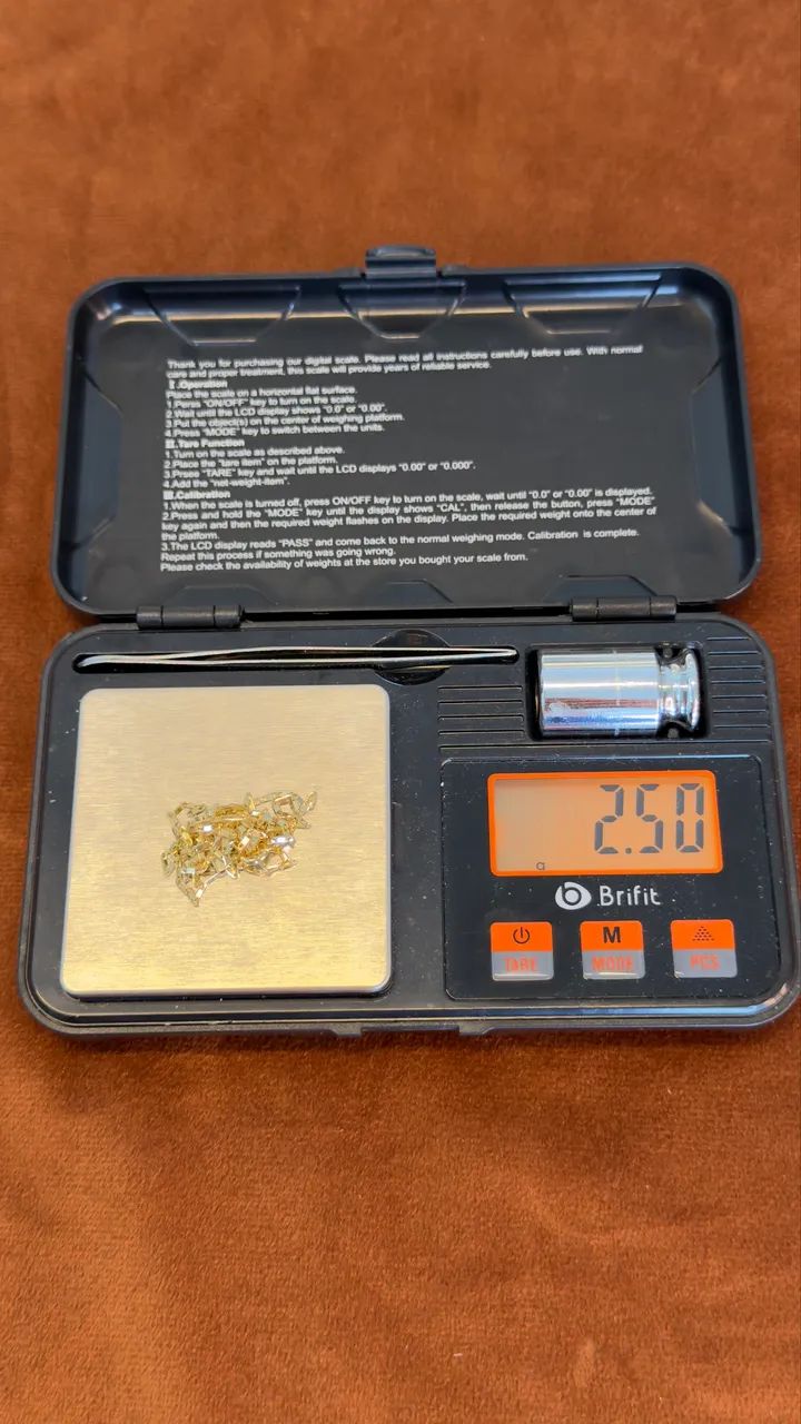 Cordão de ouro piastrine 2.6g NOVO !!!  - Foto 3