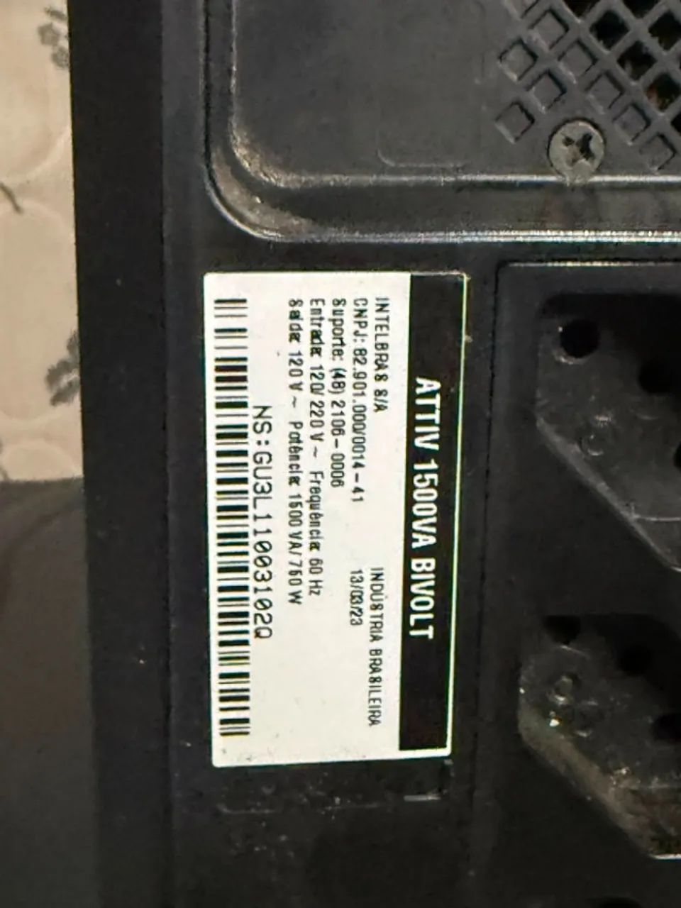 Nobreak Intelbras 1500va bivolt - Foto 5