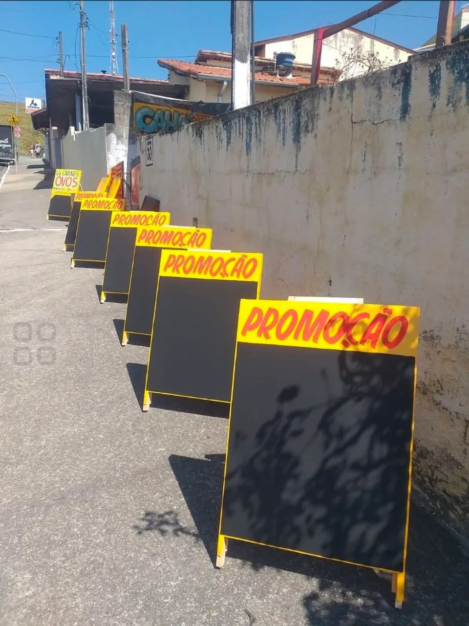 Cavalete de lousa para propaganda do seu comércio 