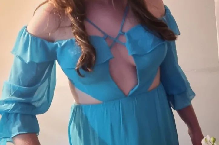 Vestido da Dot Clothing GG Azul Tiffany  - Foto 5