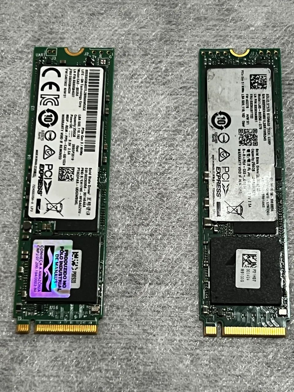 SSD M2 256 são dois 