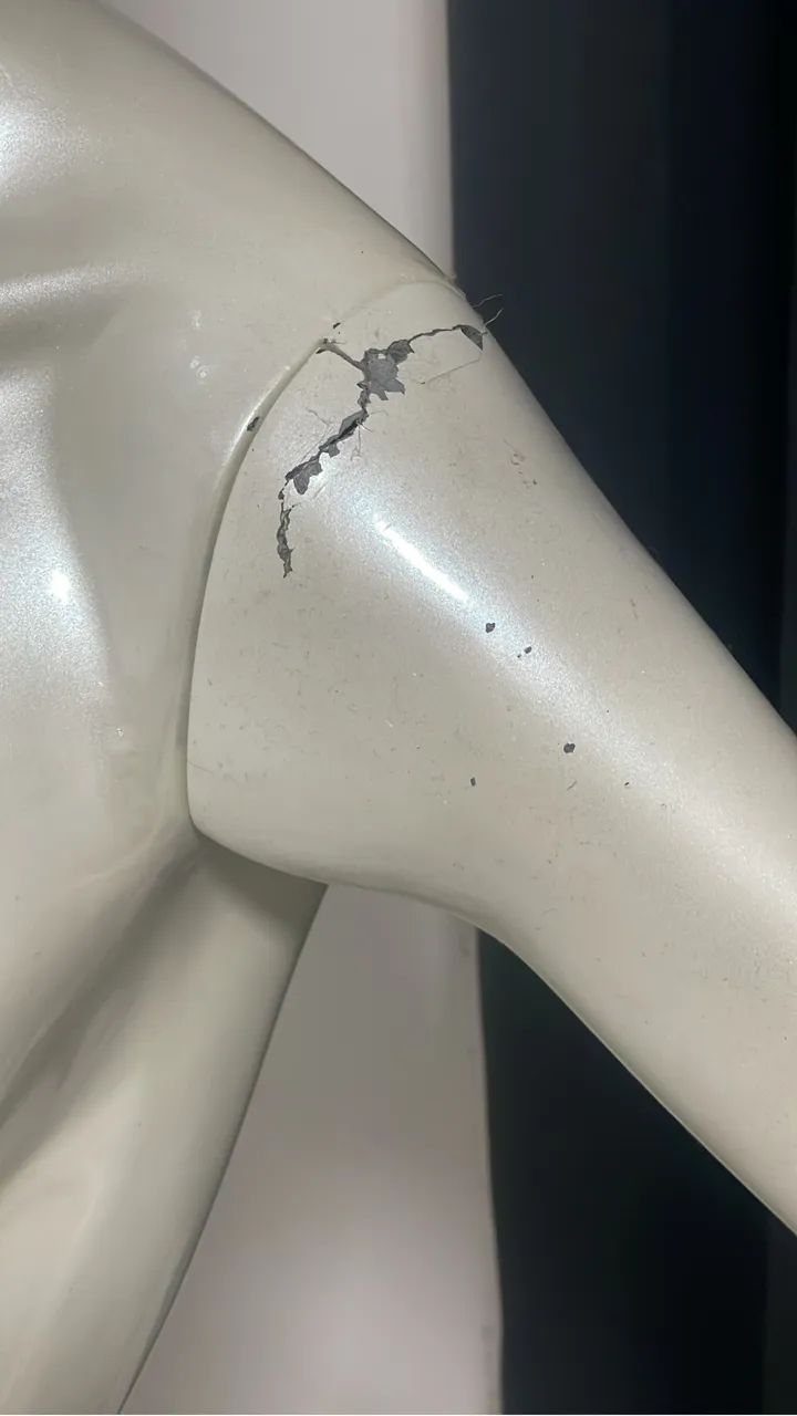 Manequim fibra branco Pérola - Foto 3