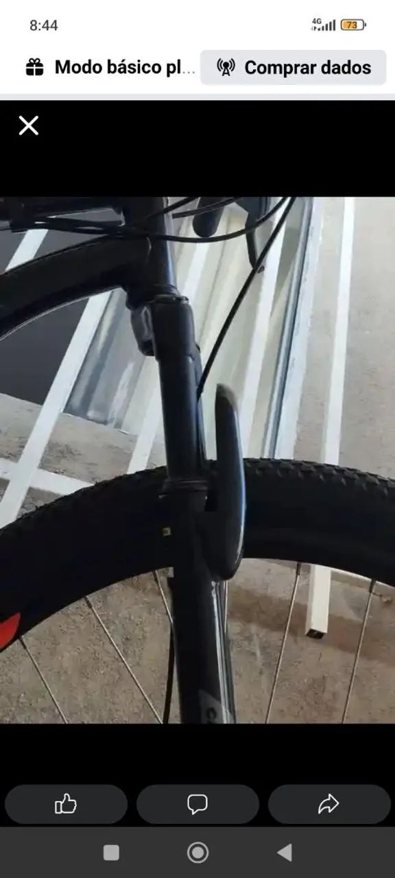 Bicicleta Caloi aro 29 semi nova - Troco em notebook  - Foto 5