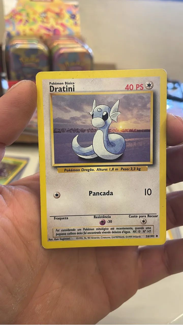 Dratini 26/102 - 1999 - SP - PT - Pokémon  - Foto 2