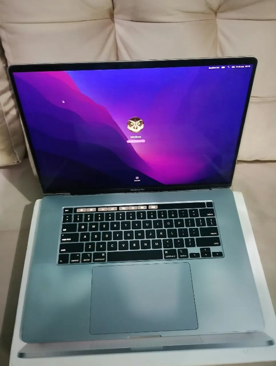 macbook pro processdor i9 ano 2019 placa de 4 gb ram 16gb , ssd 1 tb tela de 16 polegadas - Foto 3