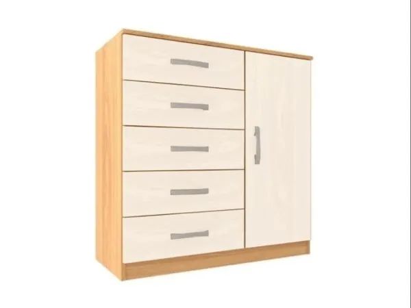 Cômoda 5 gavetas com Sapateira - Entrega Rápida 