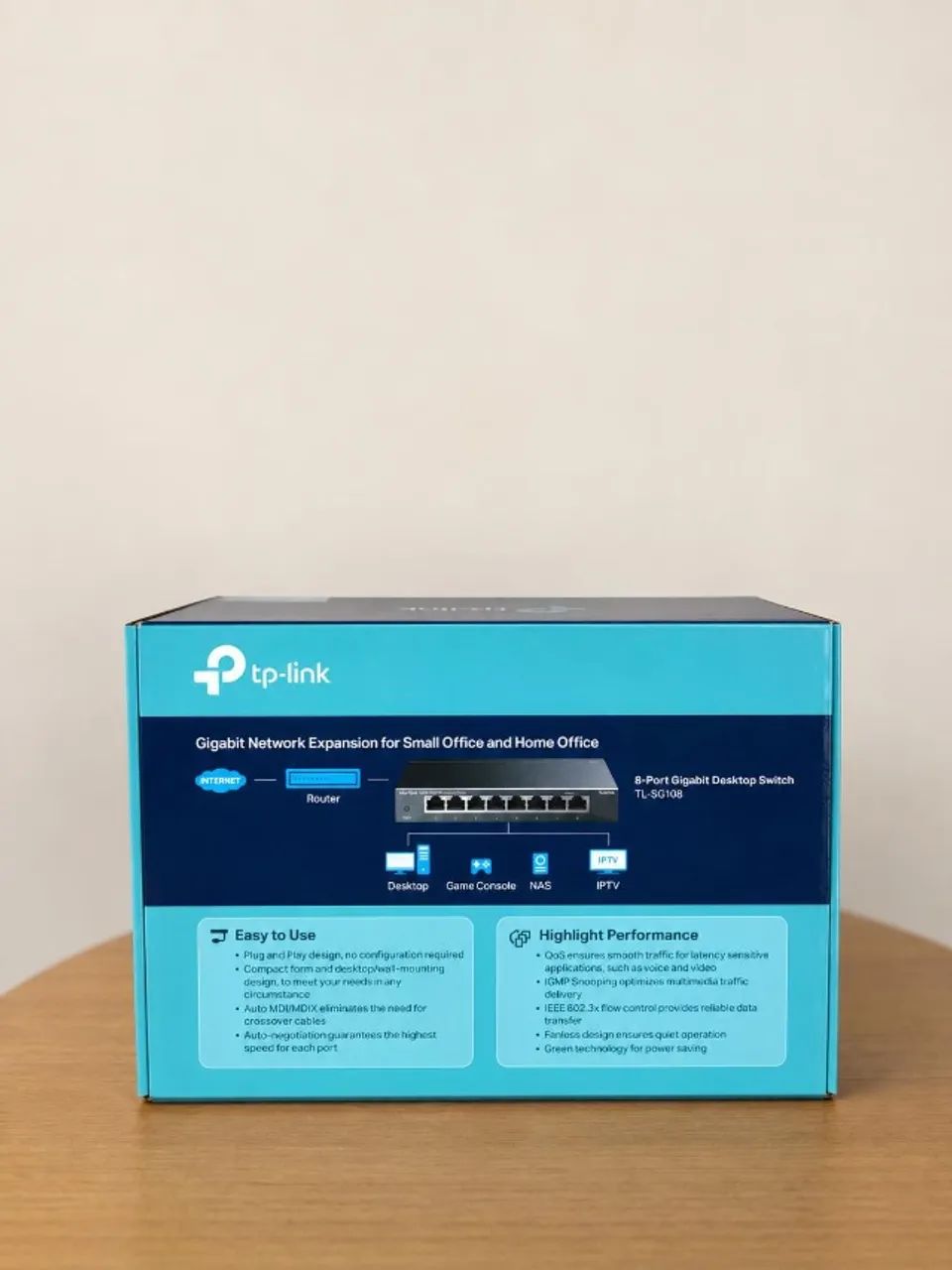 Switch De Mesa 8 Portas Gigabit Tp-link Tl-sg108  - Foto 4