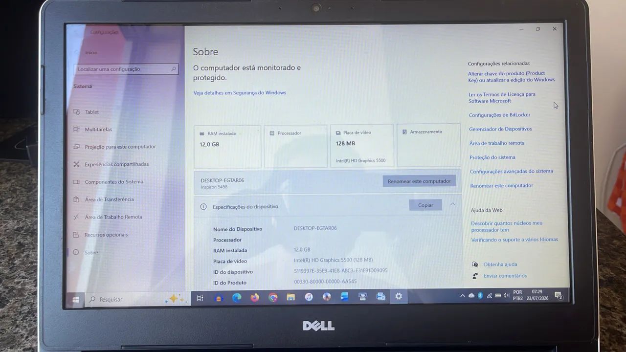 Dell Inspiron 5458 Core i3
