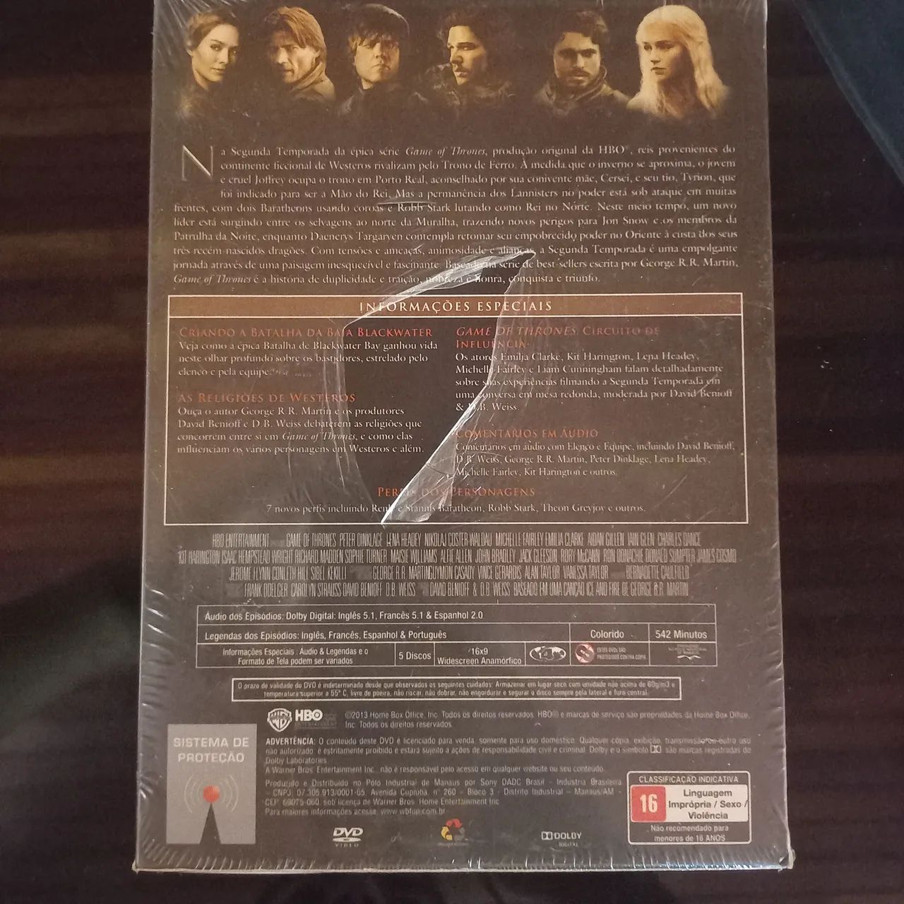 Box Game of Thrones 2° temporada completa 5 DVDs - Foto 3