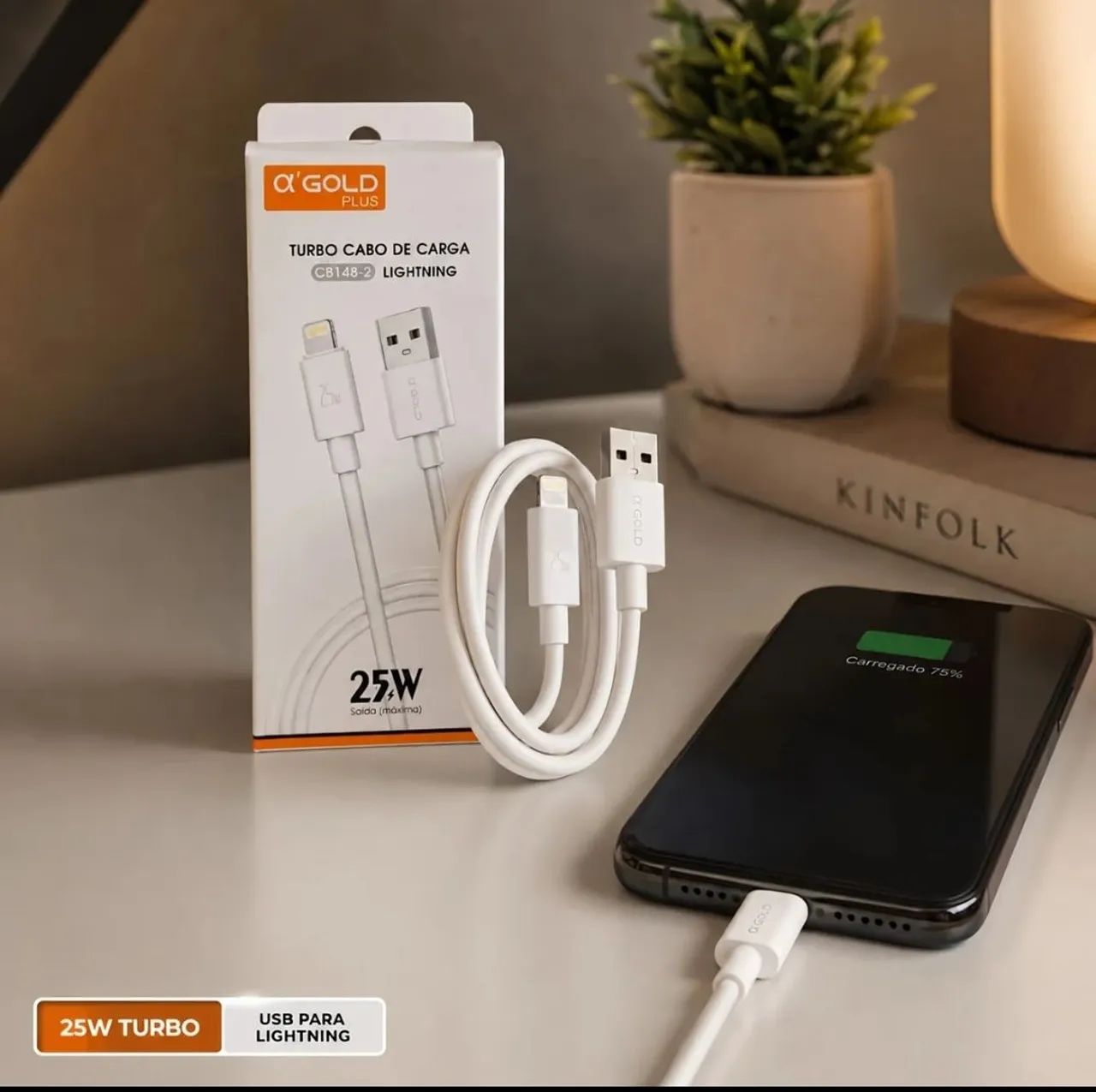 Cabos USB Gold turbo 25w - Foto 3