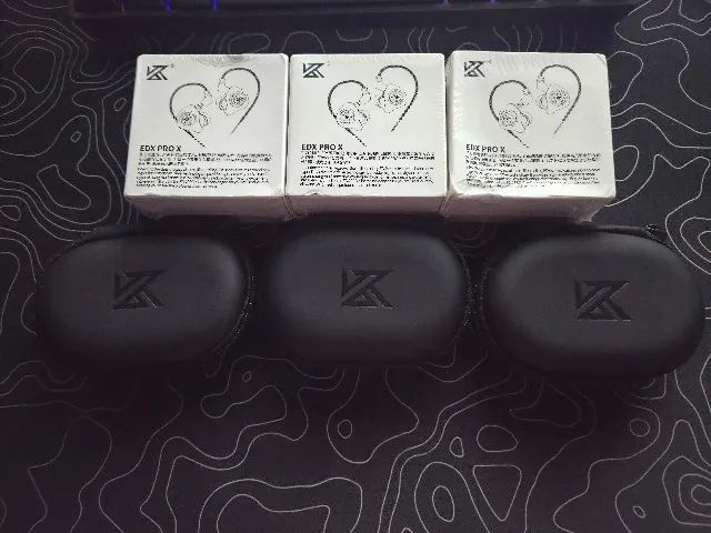 Fone KZ EDX Pro com Mic + brinde - Foto 3
