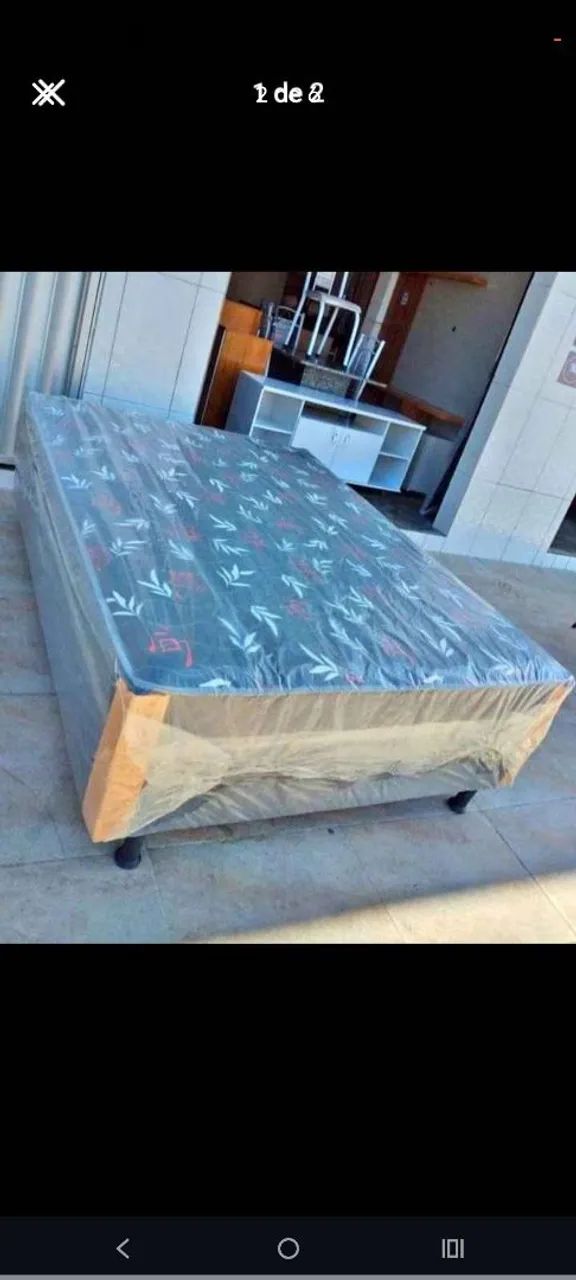 Cama box casal com espuma de 10cm  - Foto 2